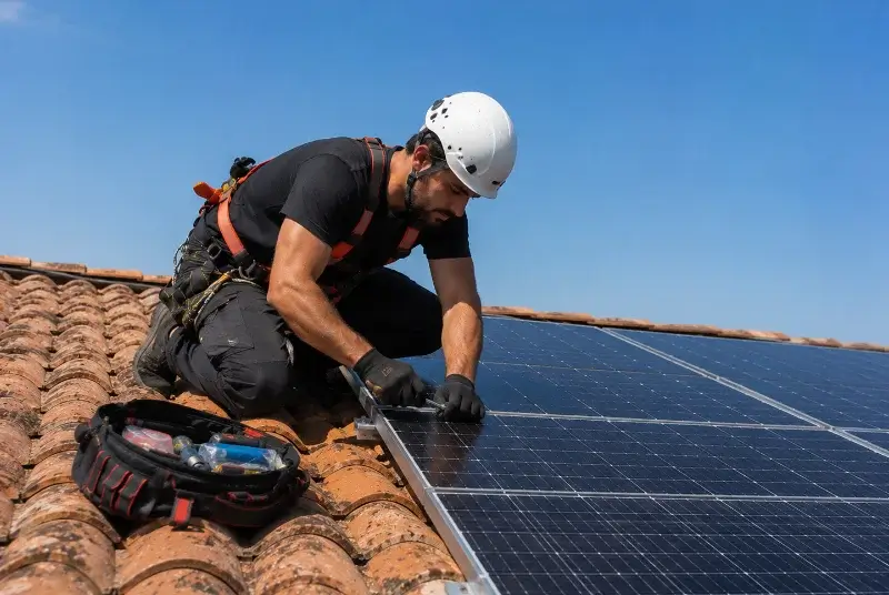 Maintenance et monitoring de panneaux solaires à Luc-sur-Aude